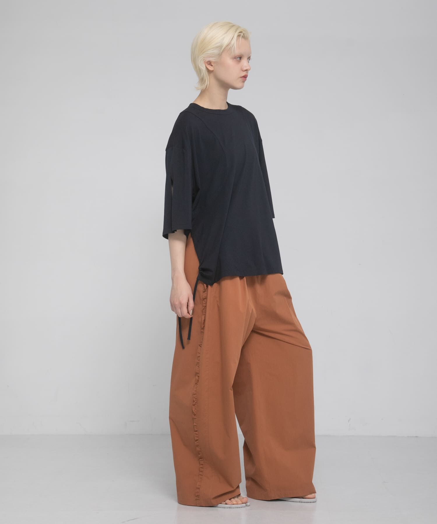 LAATO「shirring over tee」|Tシャツ・カットソー|