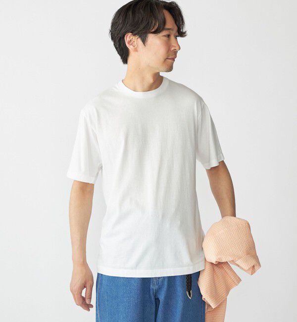SHIPS「HANES&times;SHIPS: 別注New Japan Fit 2P パック Tシャツ(2枚組)」|インナー|ホワイト