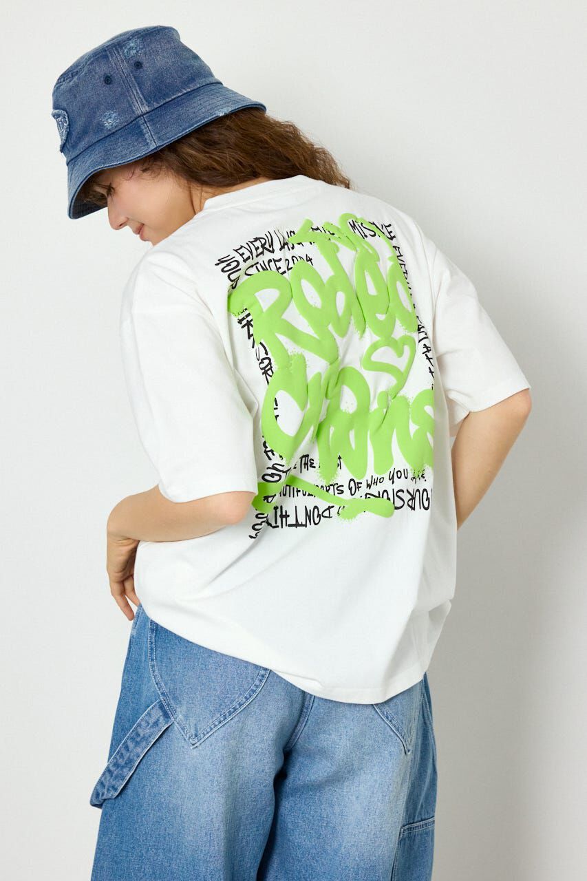 RODEO CROWNS「Cool Graffiti Logo Tシャツ」|Tシャツ・カットソー|O/WHT1