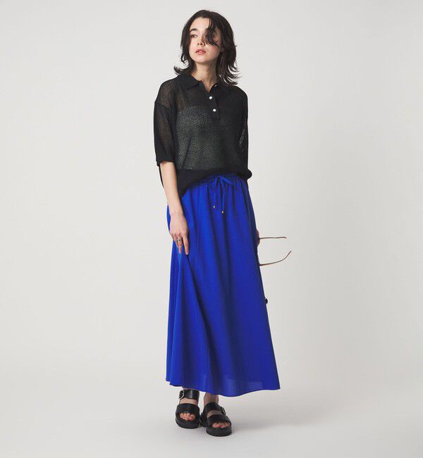 UNITED ARROWS green label relaxing「【結論シリーズ】ドライクロス フレアスカート マシンウォッシャブル  通気性」|フレア|