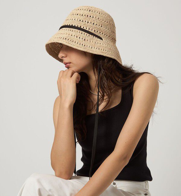 UNITED ARROWS green label relaxing「＜VINCENT PRADIER＞リボンハット / HAT」|ハット|NATURAL