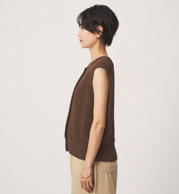 UNITED ARROWS green label relaxing「ニット ボタン ベスト」|ベスト・ジレ|