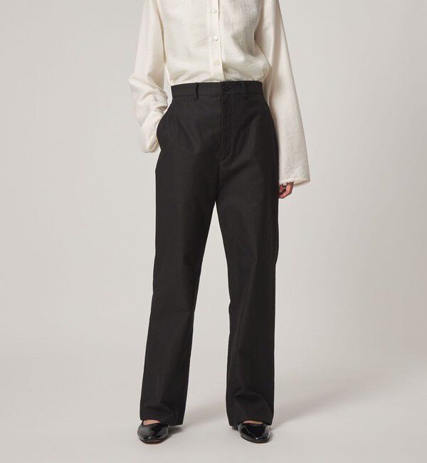 STEVEN ALAN「＜Steven Alan＞コットン サファリパンツ」|チノ|BLACK