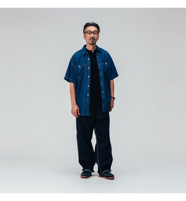 BEAMS PLUS「WORK Plain Indigo Chambray」|シャツ・ブラウス|