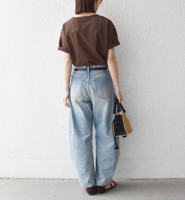 SHIPS any「《一部追加予約》【SHIPS any別注】La Hutte:〈洗濯機可能〉デザイン ロゴ プリント TEE 26SS」|Tシャツ・カットソー|