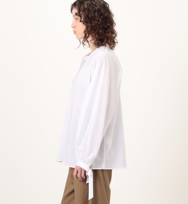 TOMORROWLAND BUYING WEAR「BOURRIENNE FLIRT コットン ギャザーブラウス」|シャツ・ブラウス|