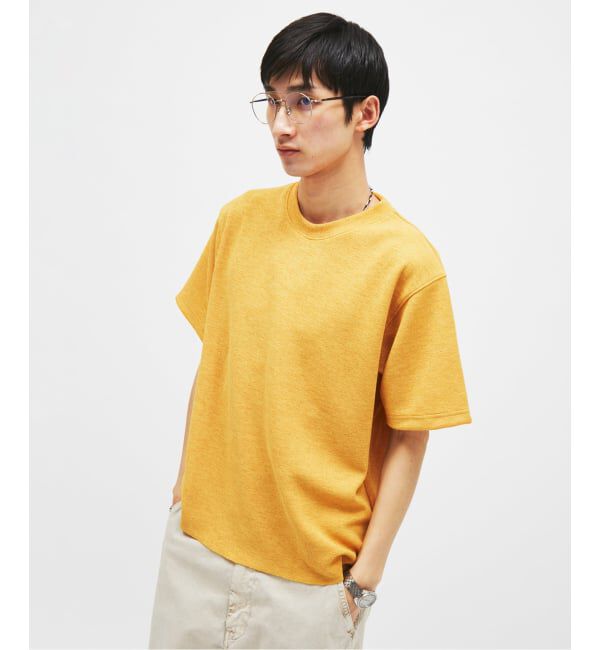 JOURNAL STANDARD「リネン ライク ダブル フェイス Tシャツ」|Tシャツ・カットソー|
