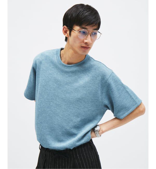 JOURNAL STANDARD「リネン ライク ダブル フェイス Tシャツ」|Tシャツ・カットソー|