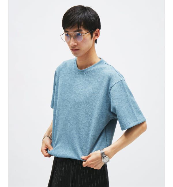 JOURNAL STANDARD「リネン ライク ダブル フェイス Tシャツ」|Tシャツ・カットソー|