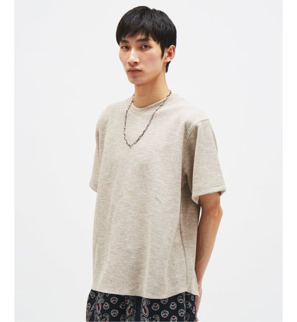 JOURNAL STANDARD「リネン ライク ダブル フェイス Tシャツ」|Tシャツ・カットソー|