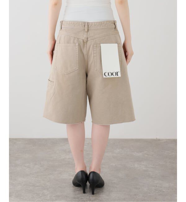 JOURNAL STANDARD「【COOR / クアー】OVER DYED BERMUDA DOUBLE KNEE PANTS」|スラックス|