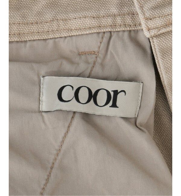 JOURNAL STANDARD「【COOR / クアー】OVER DYED BERMUDA DOUBLE KNEE PANTS」|スラックス|