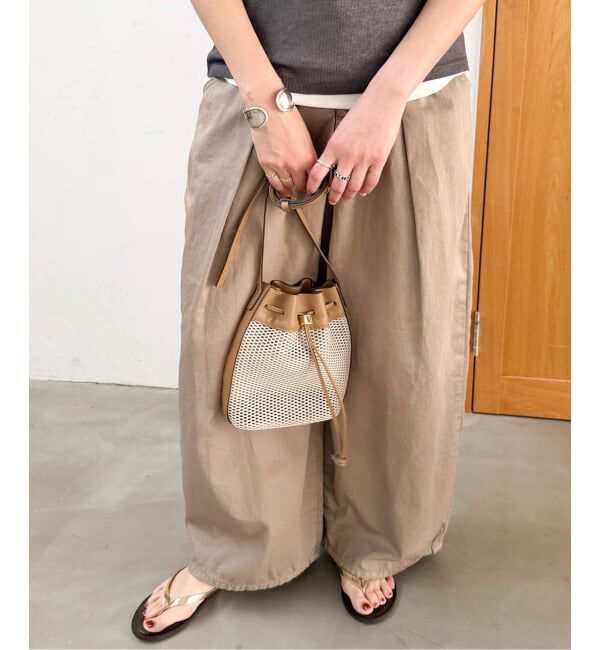 Spick and Span「LORISTELLA / ロリステッラ メッシュショルダー」|その他|ベージュ