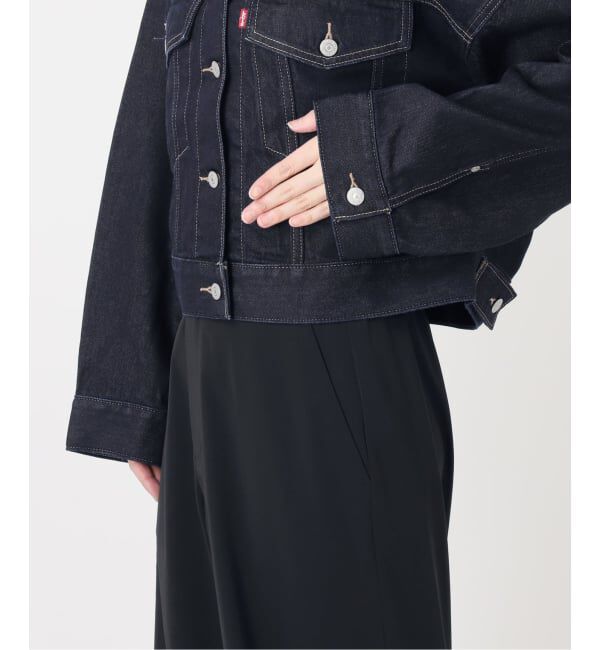 Spick and Span「《別注 / 予約》LEVI&rsquo;S for Spick & Span LOOSE CROP TRUCKER」|デニムジャケット|