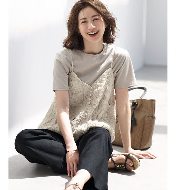 23区「【WEB＆一部店舗限定カラーあり】ハイエンド クルーネック Tシャツ」|Tシャツ・カットソー|[WEB&一部店舗限