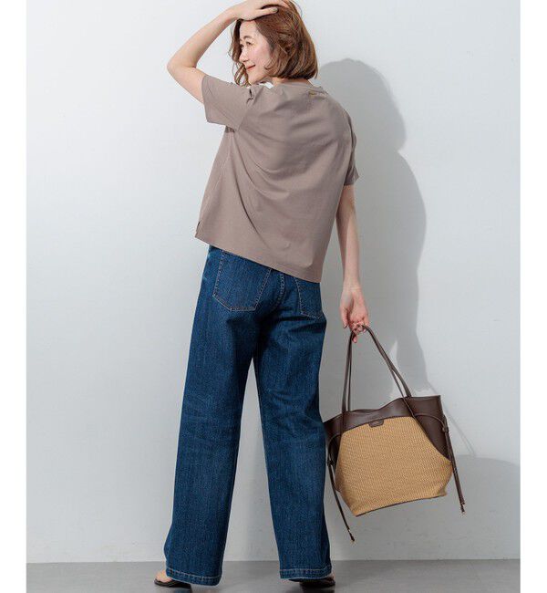 23区「【WEB＆一部店舗限定カラーあり】ハイエンド クルーネック Tシャツ」|Tシャツ・カットソー|