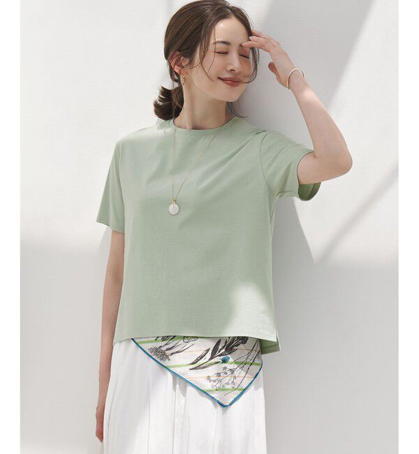 23区「【WEB＆一部店舗限定カラーあり】ハイエンド クルーネック Tシャツ」|Tシャツ・カットソー|ﾗｲﾄｸﾞﾘ