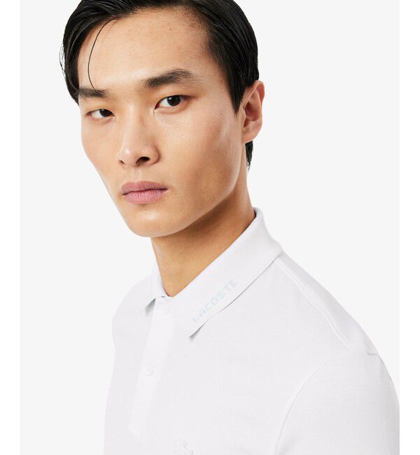 LACOSTE「ネームジャカードカラーポロシャツ」|ポロシャツ|