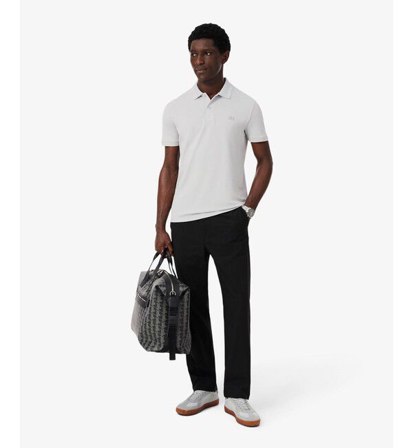 LACOSTE「ネームジャカードカラーポロシャツ」|ポロシャツ|