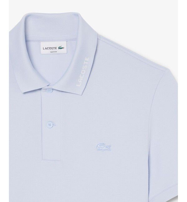LACOSTE「ネームジャカードカラーポロシャツ」|ポロシャツ|