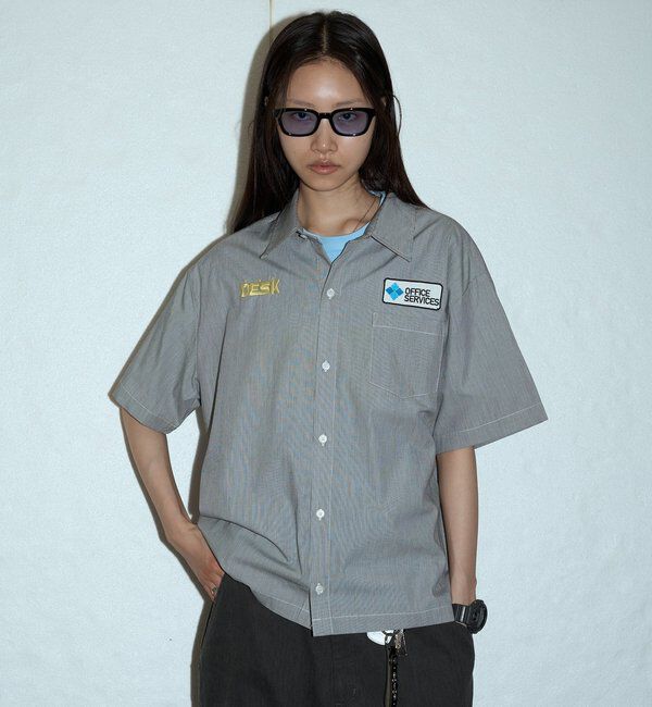  「【OFFICE SERVICES】DESKWORK SHIRT」|シャツ・ブラウス|グレー