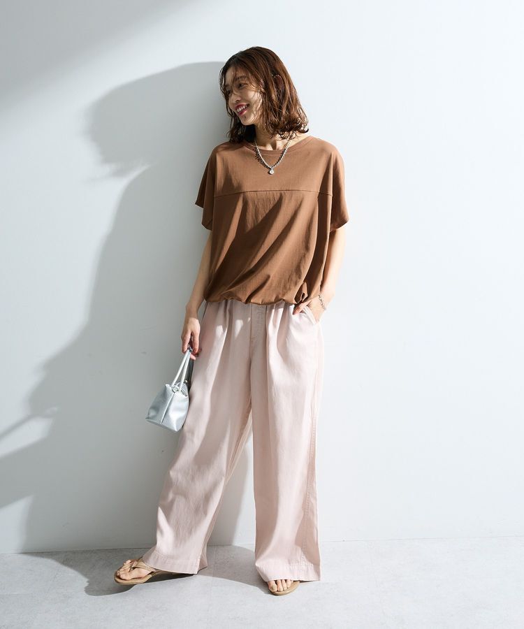 Green Parks「【適ON】超冷感ドロストフレンチプルオーバー」|Tシャツ・カットソー|