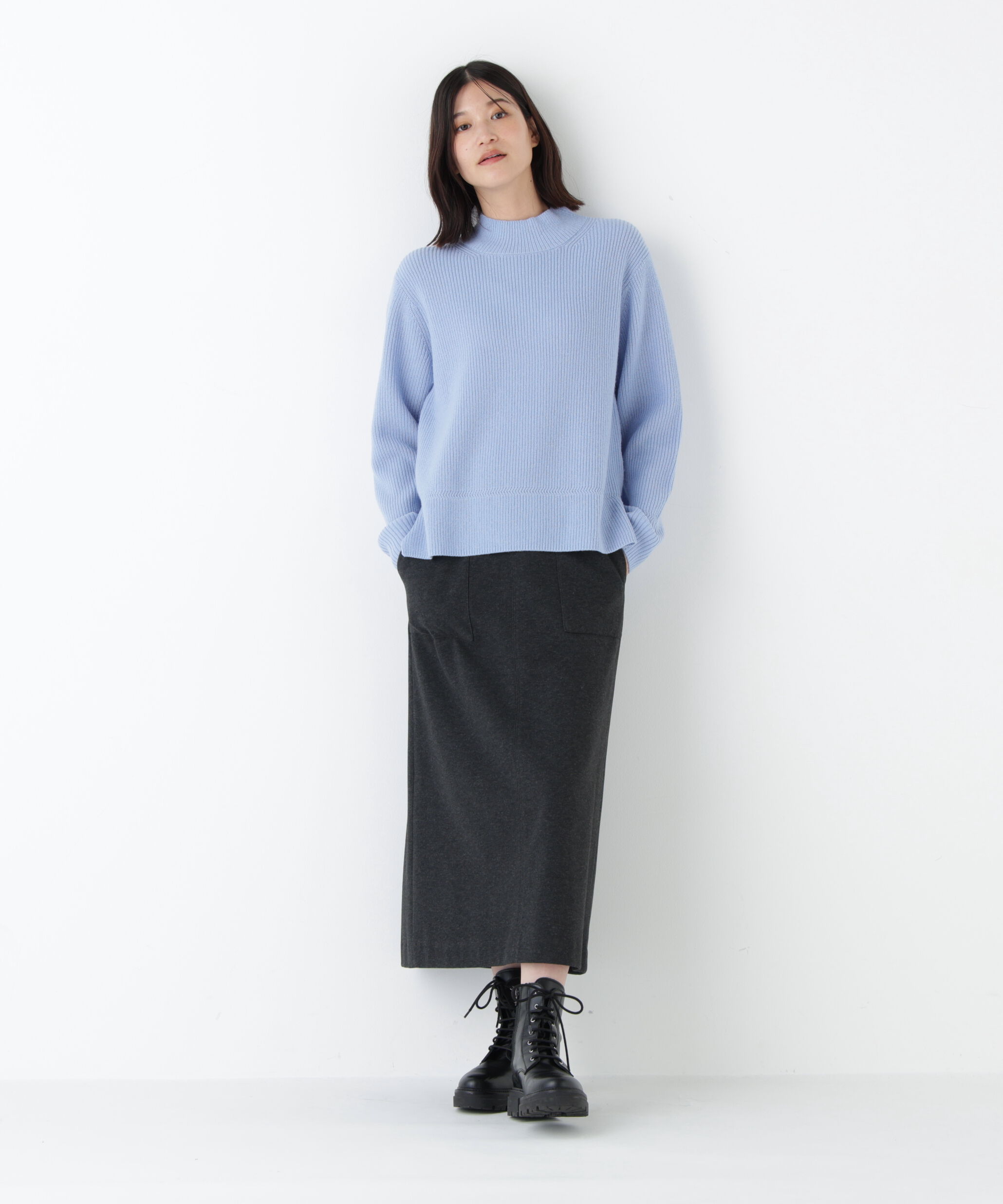  「◆ニードルパンチプルオーバースカート」|スカート|