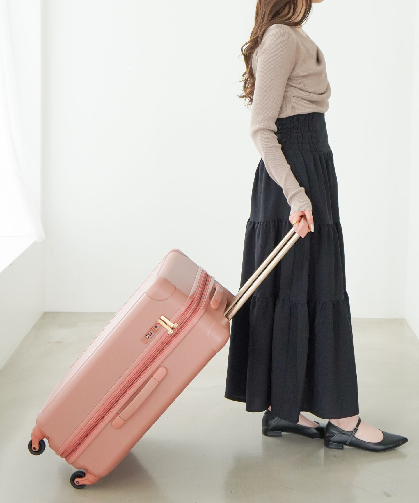 Jewelna Rose「Jewelna Rose フォギージュエルトローリー 65L Mサイズ 05902」|キャリーケース|
