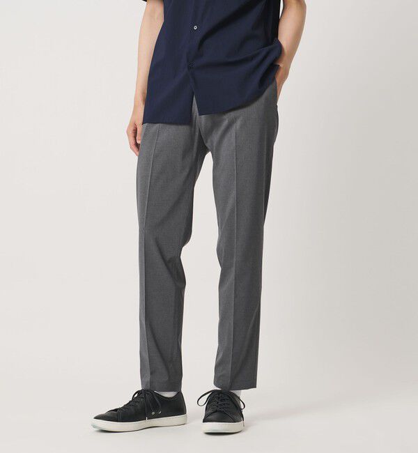 UNITED ARROWS「ライトパーテックス ノープリーツ パンツ UA COZY ウォッシャブル 2WAYストレッチ」|スラックス|