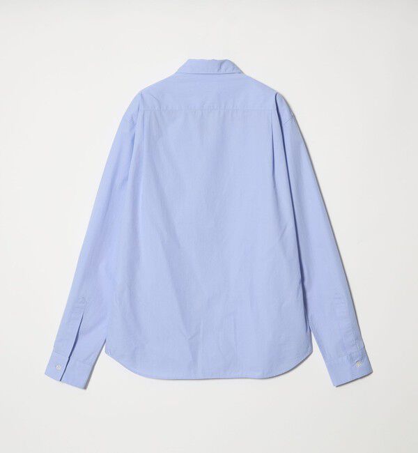 BEAUTY&YOUTH UNITED ARROWS「【WEB限定 WARDROBE SMART】コットン ワイドカラー スキッパー シャツ」|シャツ・ブラウス|