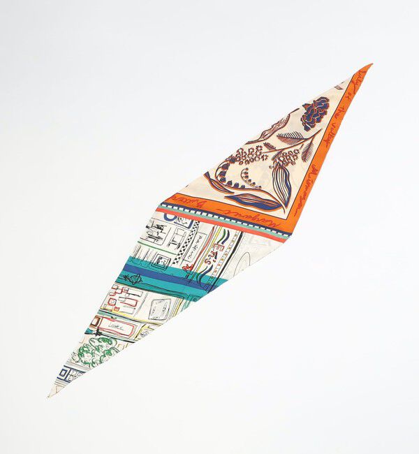 TOMORROWLAND GOODS「manipuri FLORA シルクスカーフ」|バンダナ・スカーフ|