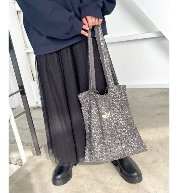 Spick and Span「《WEB限定 / 追加》Uhr / ウーア spangle Tote Bag」|トートバッグ|