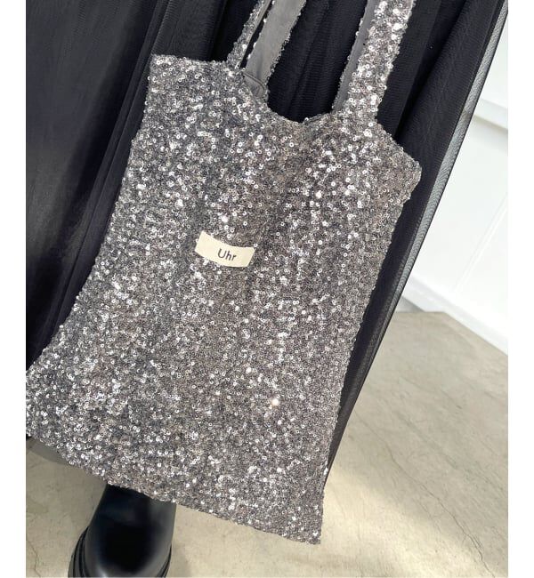 Spick and Span「《WEB限定 / 追加》Uhr / ウーア spangle Tote Bag」|トートバッグ|