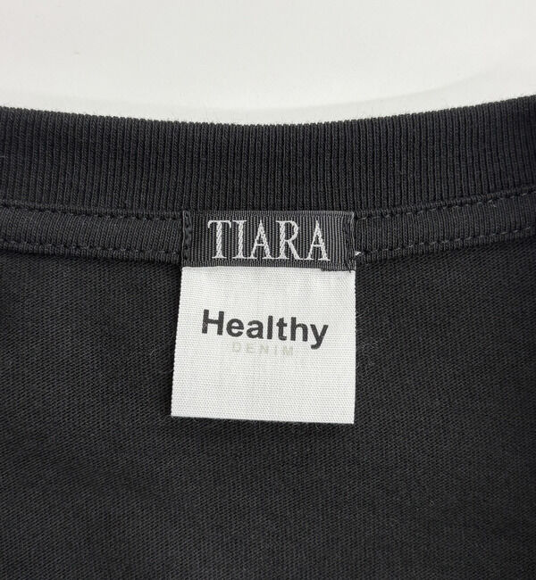 TIARA「《別注》【HEALTHY DENIM/ヘルシーデニム】25THプリントボクシーTシャツ」|Tシャツ・カットソー|