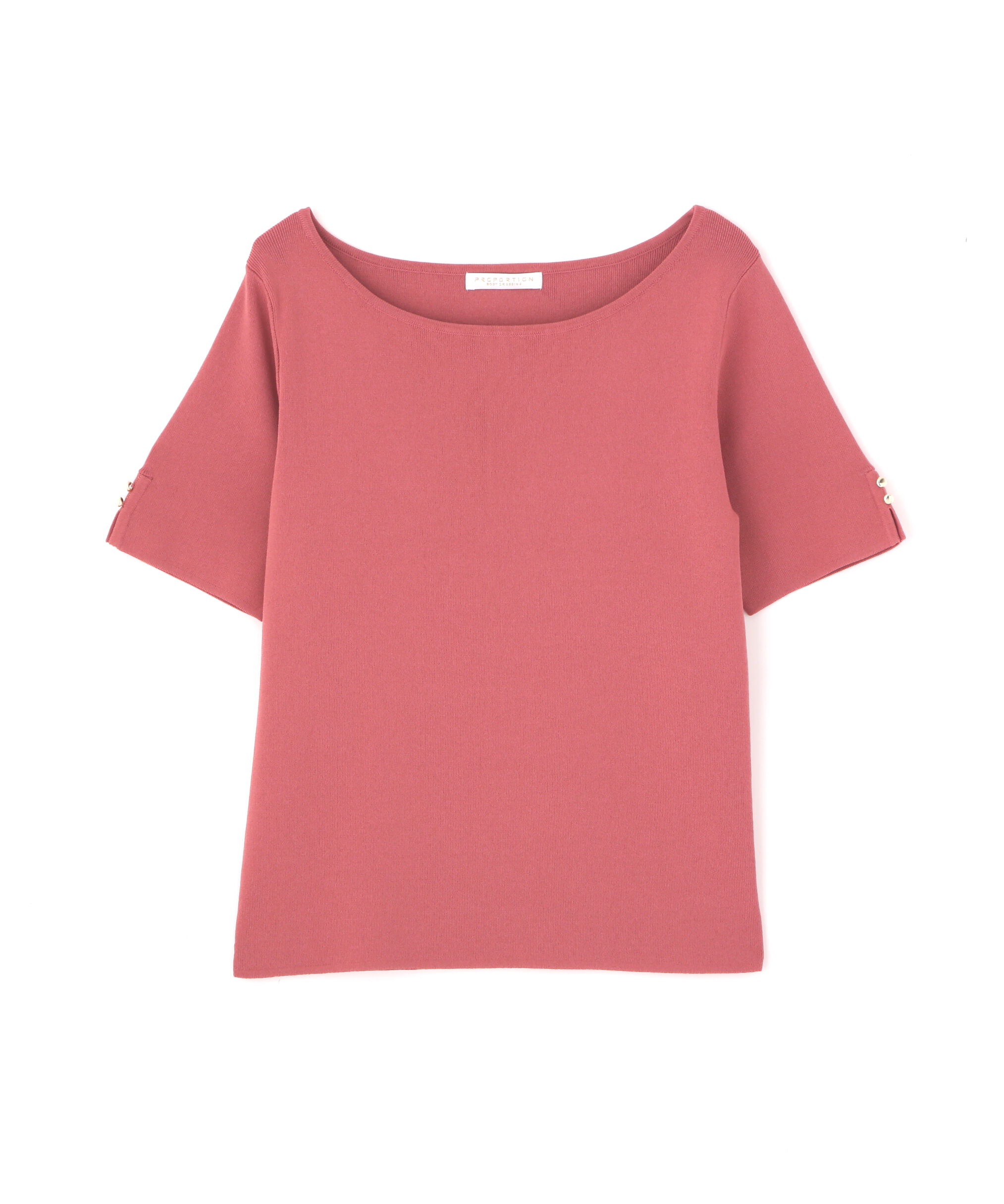 PROPORTION BODY DRESSING「5分袖ベーシックニット 26SS」|ニット・セーター|