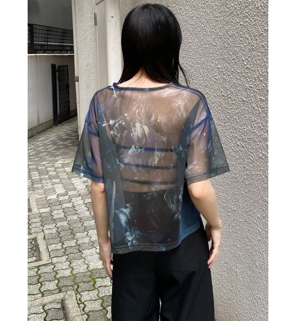 MURUA「【LIA KIMURA&times;MURUA】シアーTシャツ」|Tシャツ・カットソー|