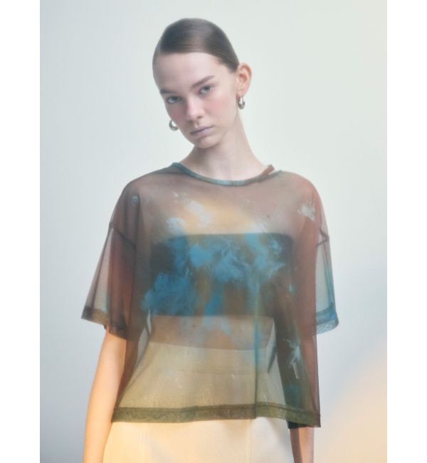 MURUA「【LIA KIMURA&times;MURUA】シアーTシャツ」|Tシャツ・カットソー|