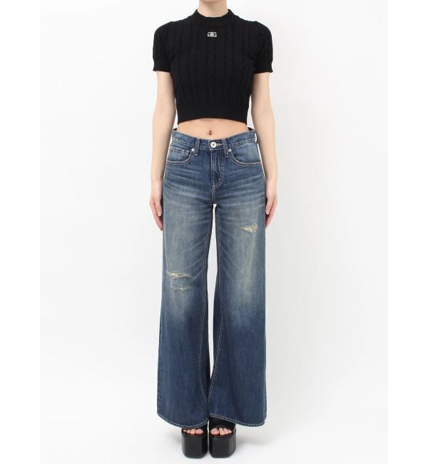 GYDA「Symmetry GYDAケーブルニットTOPS」|ニット・セーター|