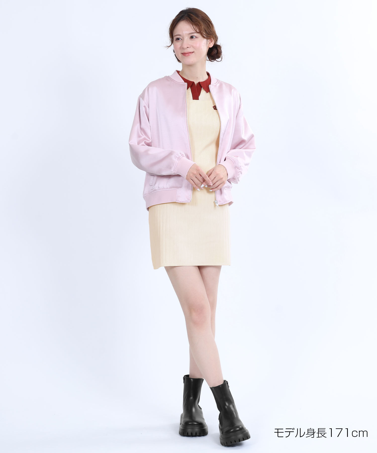 MARY QUANT「ワイドリブニット ワンピース」|ワンピース|