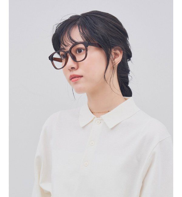  「Zoff｜メガネ｜黒縁フレーム 伊達・度付き｜FASHION レンズ交換券付」|メガネ|