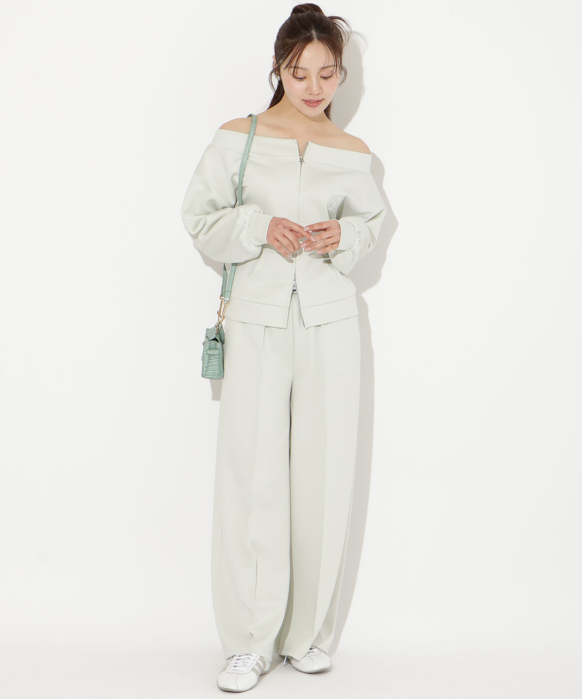 WILLSELECTION「ダブルZIPオフショルスウェットトップス」|その他|