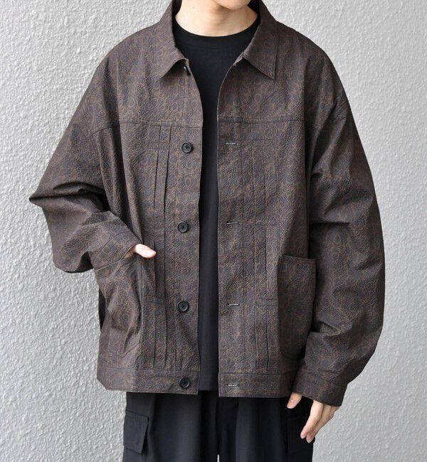 SHIPS any「SHIPS any:〈撥水/軽量/ストレッチ〉SOLOTEX(R) シアサッカー トラック ブルゾン 26SS(セットアップ対応)◇」|ブルゾン・スタジャン|キャメル