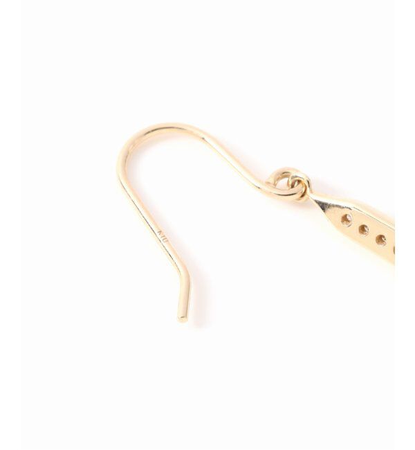 Lilas by Spick&Span「SWORD melee diamondピアス K10（両耳）」|ピアス|