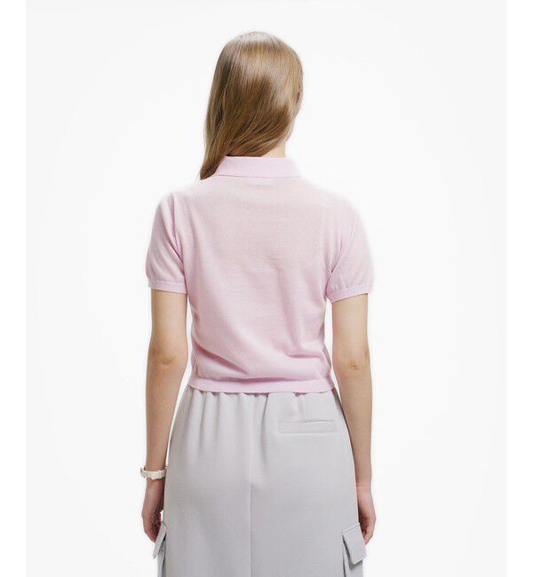 LACOSTE「シアーラメニットポロシャツ」|ポロシャツ|