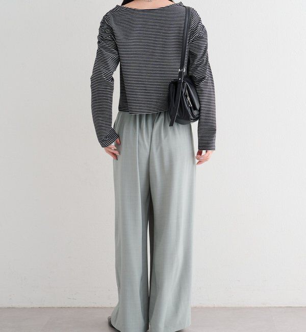  「【セットアップ対応/S.Mサイズ展開】B シャンブレーラップスラックス」|その他|