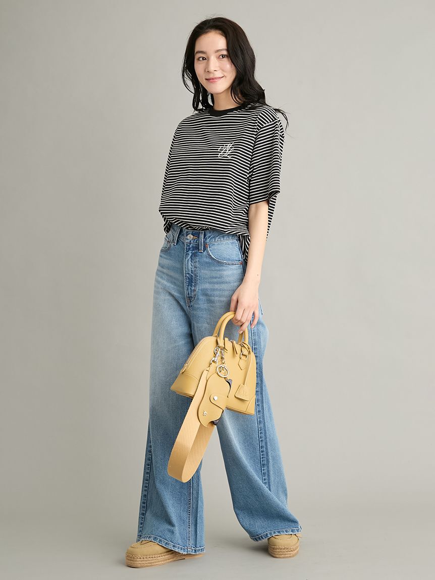 Mila Owen「【WEB限定カラー】ハイラインモノグラムＴシャツ」|Tシャツ・カットソー|
