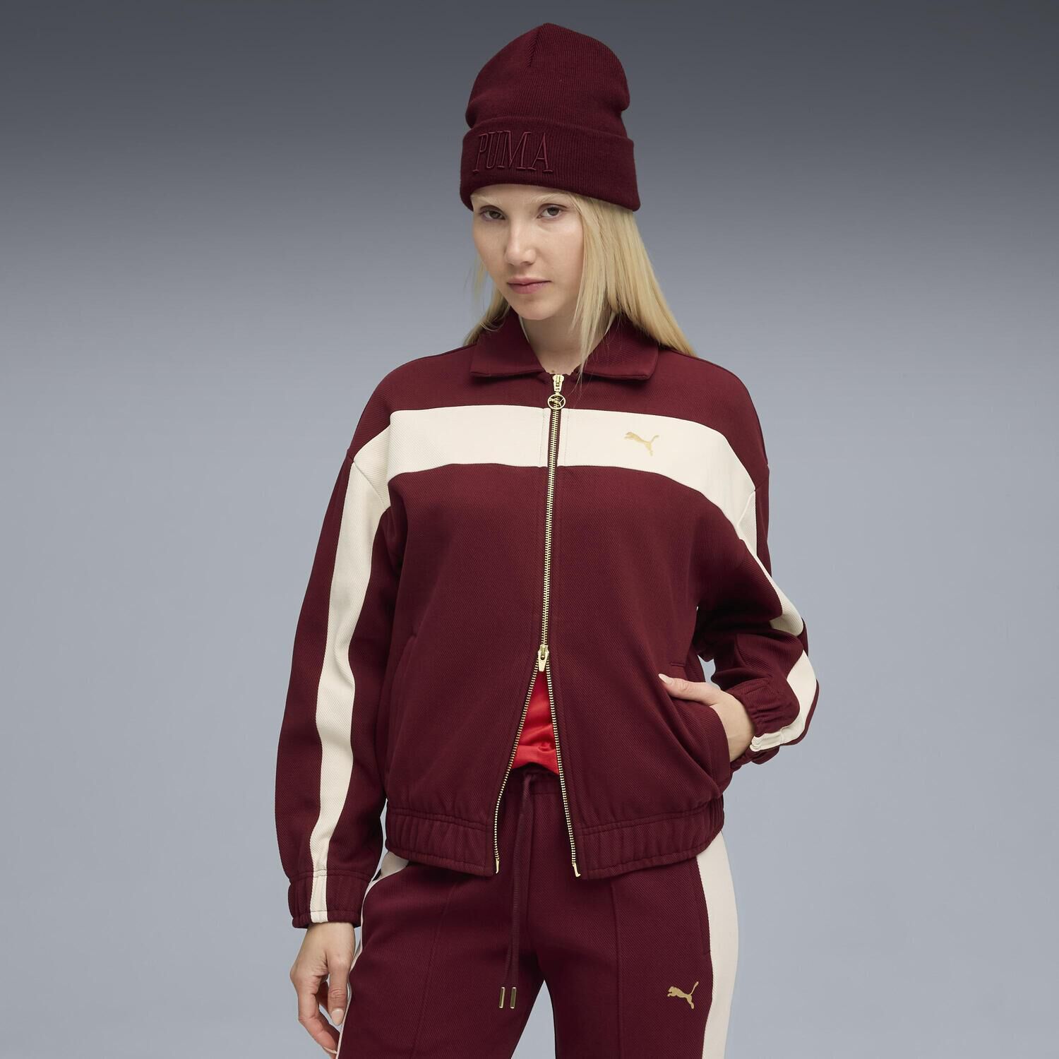 PUMA「【PUMA ｳｪｱ】W T7 RELAXED TRACK JACKET」|ポロシャツ|