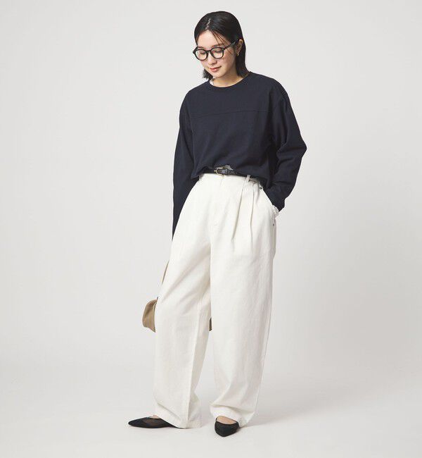 UNITED ARROWS green label relaxing「【WEB限定】＜at ease＞ナンバー プリント TEE」|Tシャツ・カットソー|