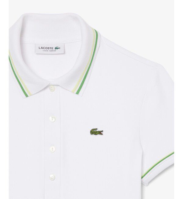 LACOSTE「カラー＆カフスラインスリムフィットポロシャツ」|ポロシャツ|