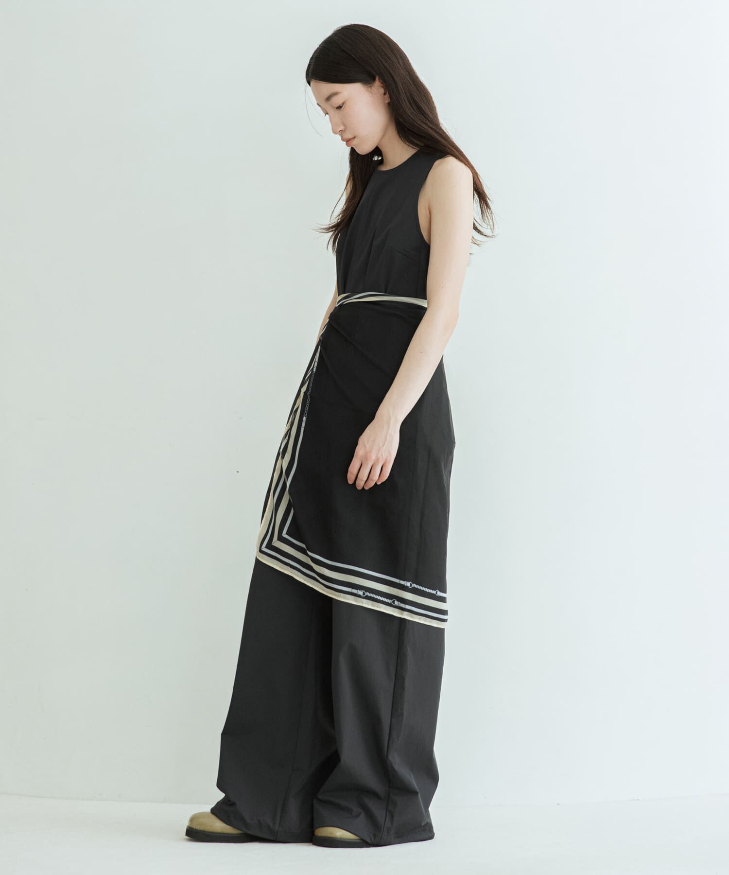 SENSE OF PLACE by URBAN RESEARCH「撥水ロンパース」|スカート|